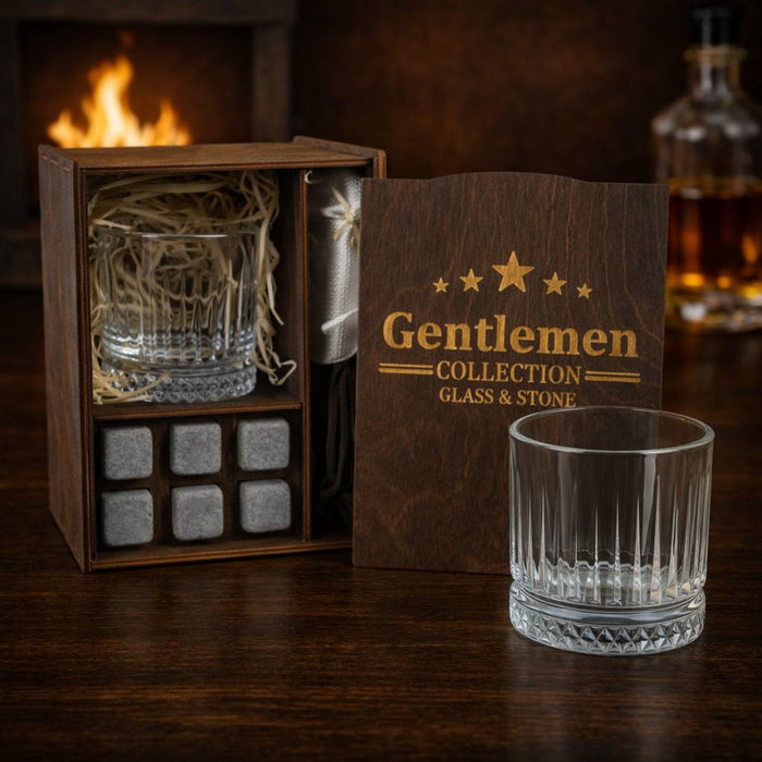Whisky stones gift set for 1 glass — Diamond