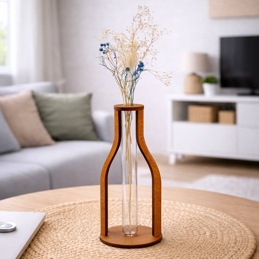 Vase with tube
