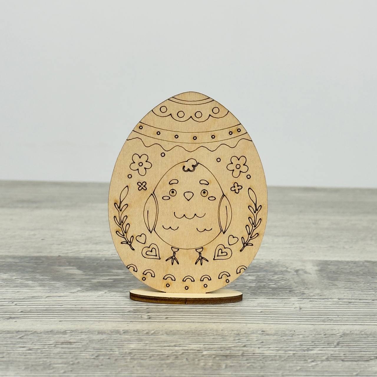 Easter craft blank 65×90 mm, Light (2)