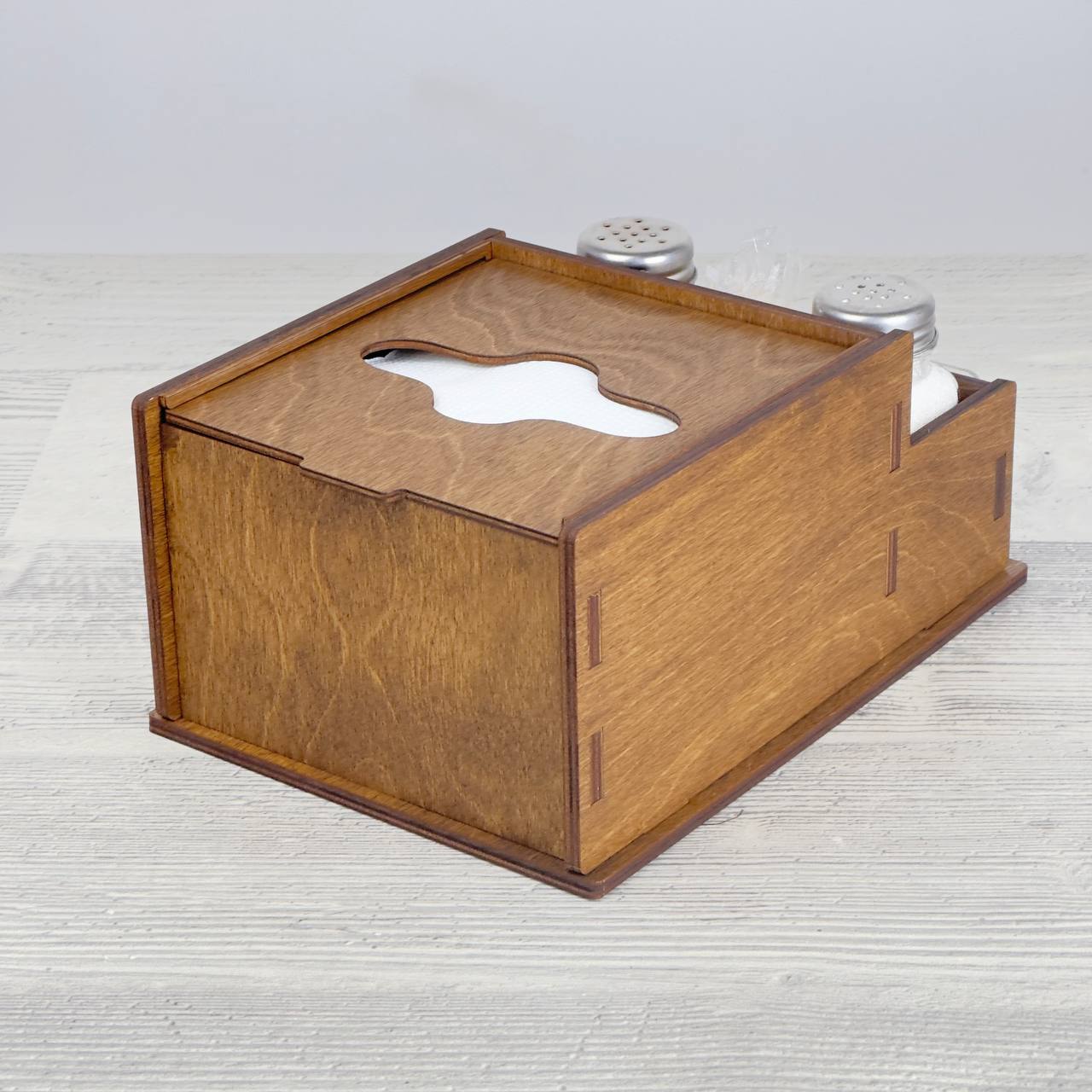 Napkin, spice & toothpick caddy 215×152×100 mm