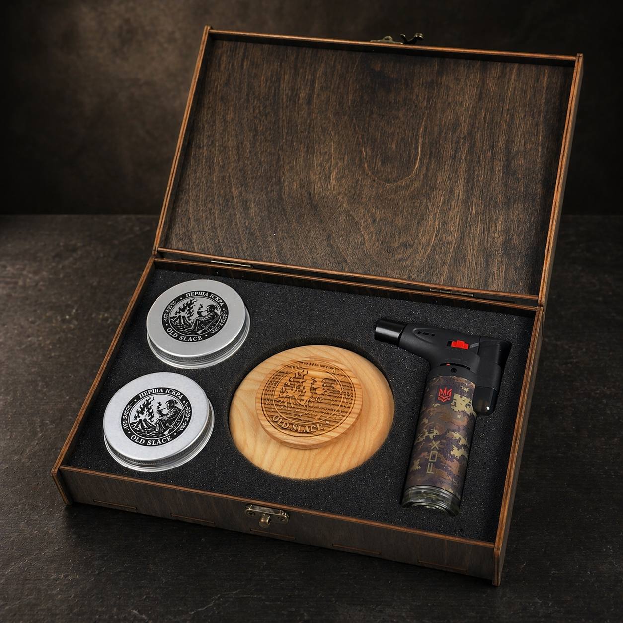 Whisky and cocktail smoker gift set
