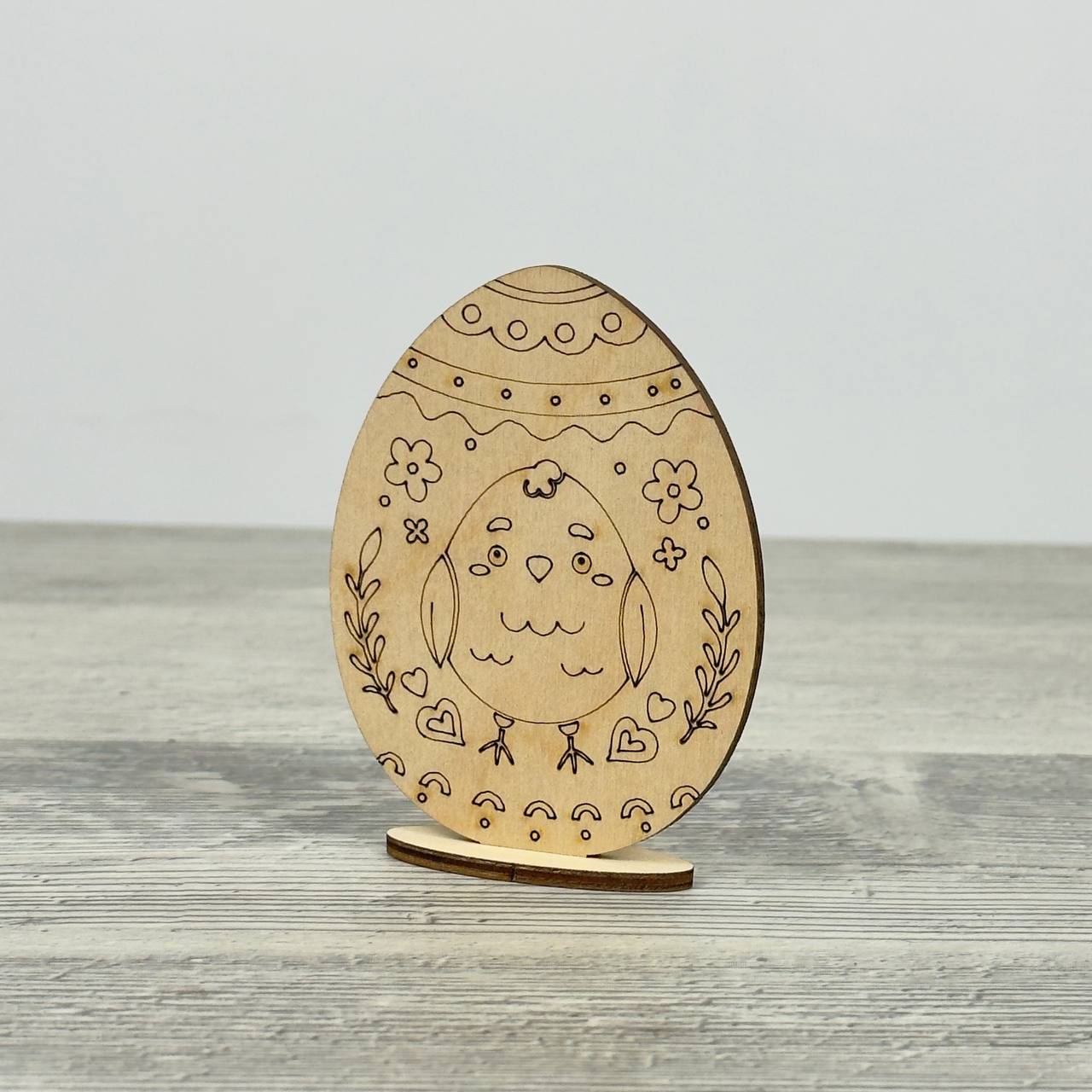 Easter craft blank 65×90 mm, Light (2)