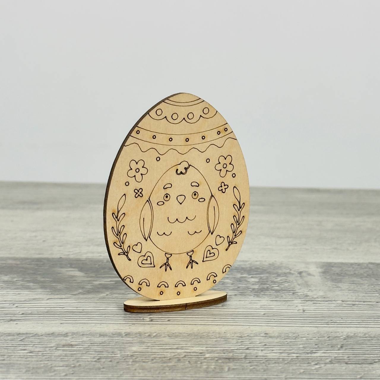 Easter craft blank 65×90 mm, Light (2)