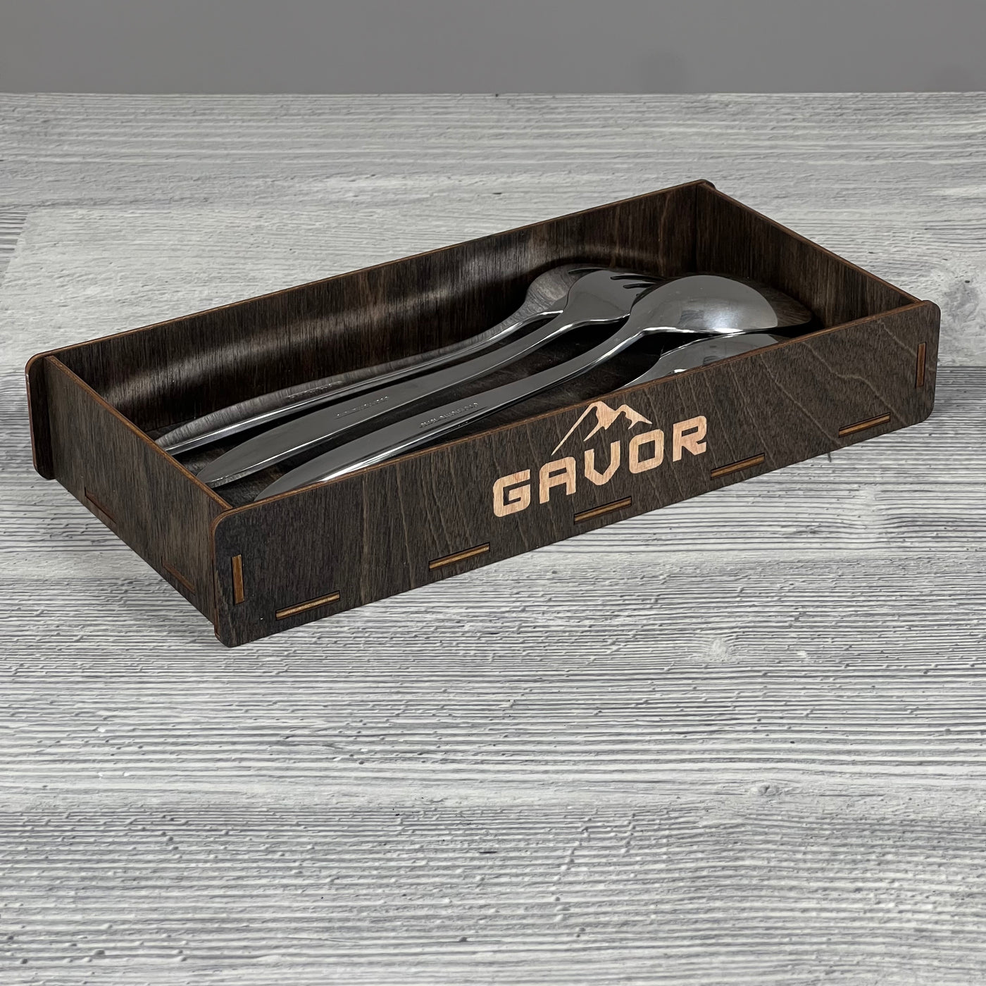 Cutlery caddy 245×115×40 mm, Wenge