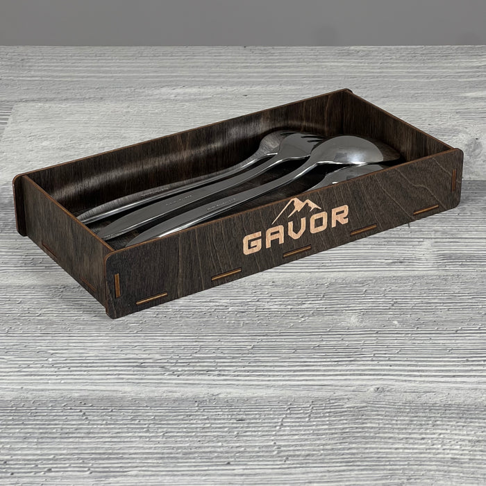 Cutlery caddy 245×115×40 mm, Wenge