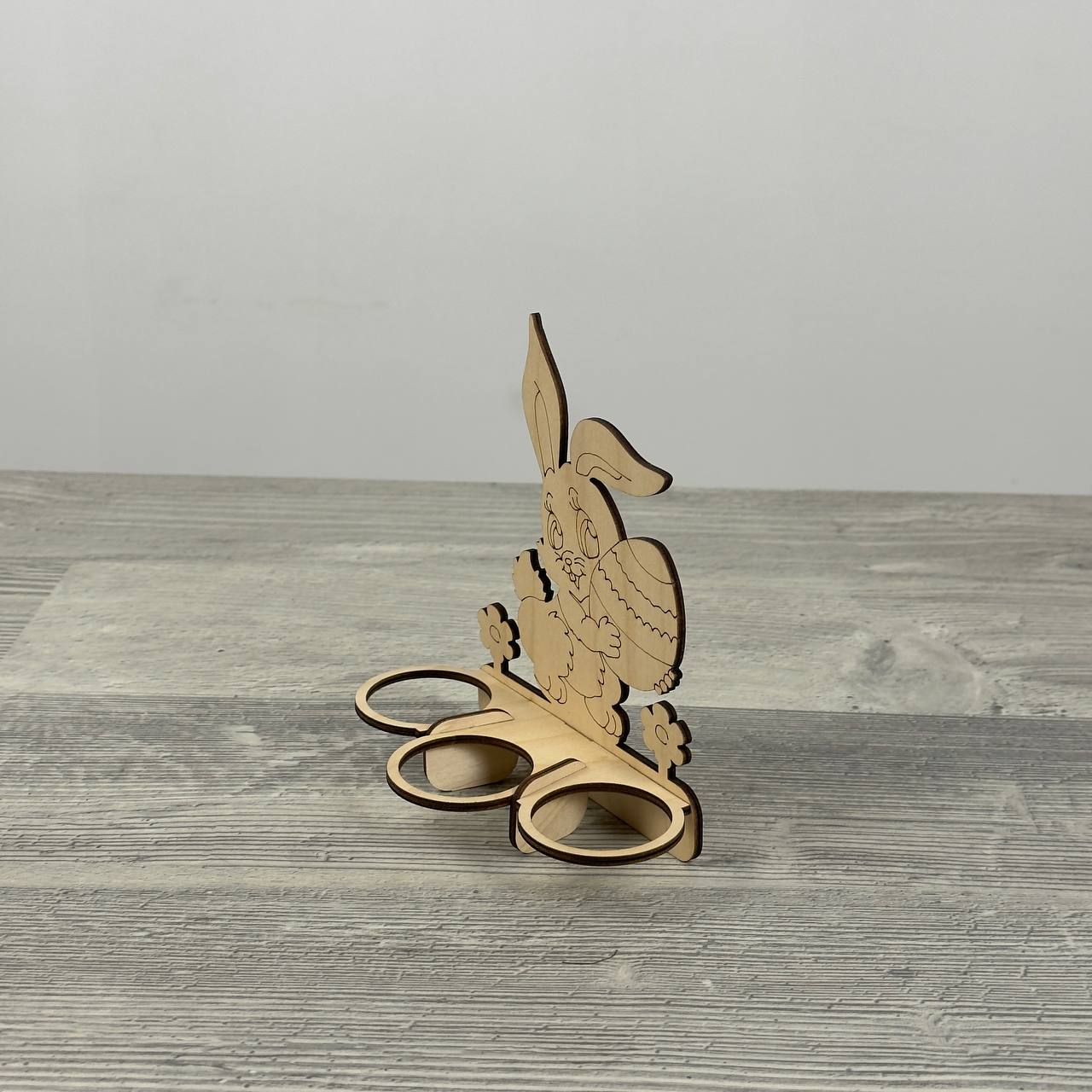 Plywood Easter egg stand, Bunny