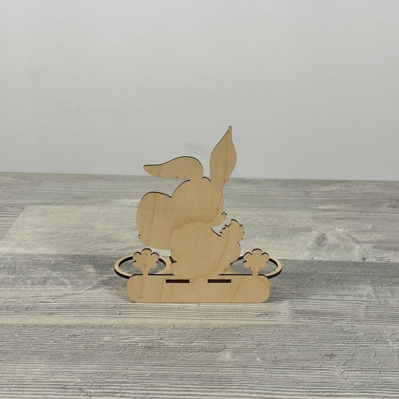 Plywood Easter egg stand, Bunny