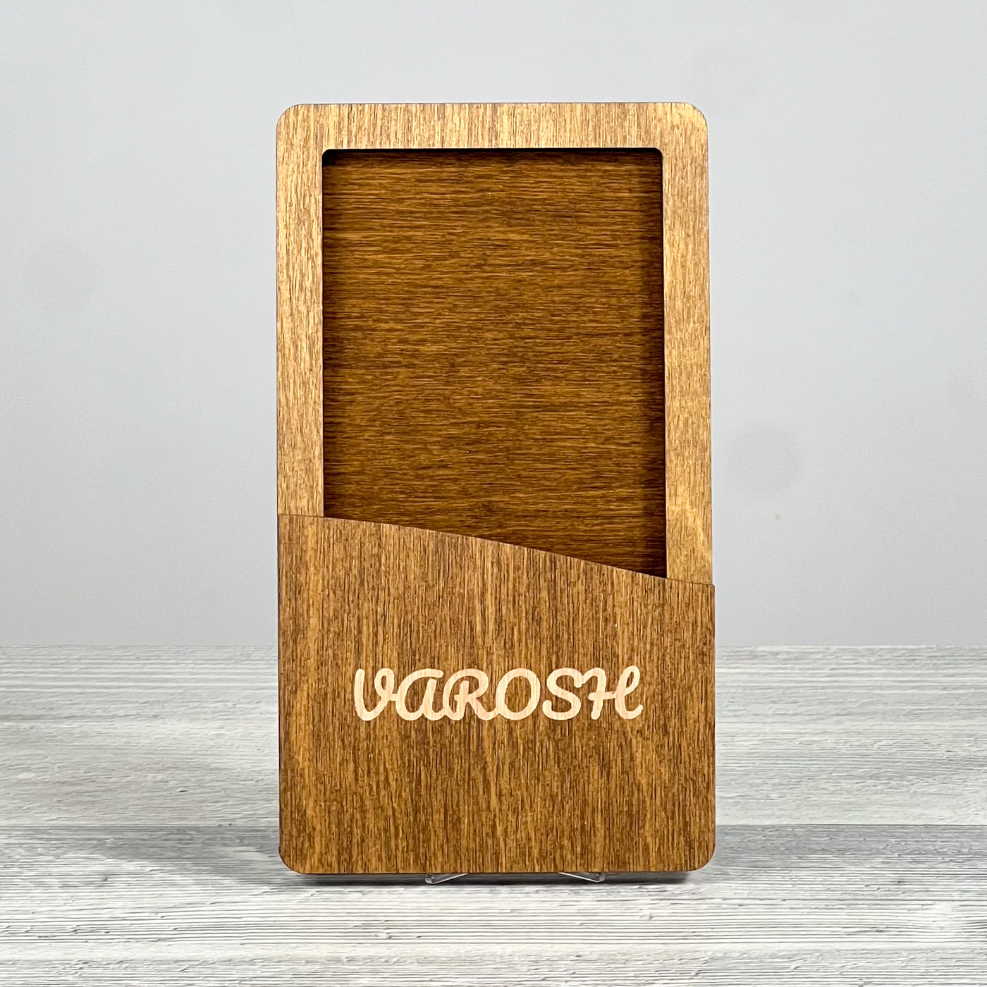 Wooden check presenter 195×110×11 mm