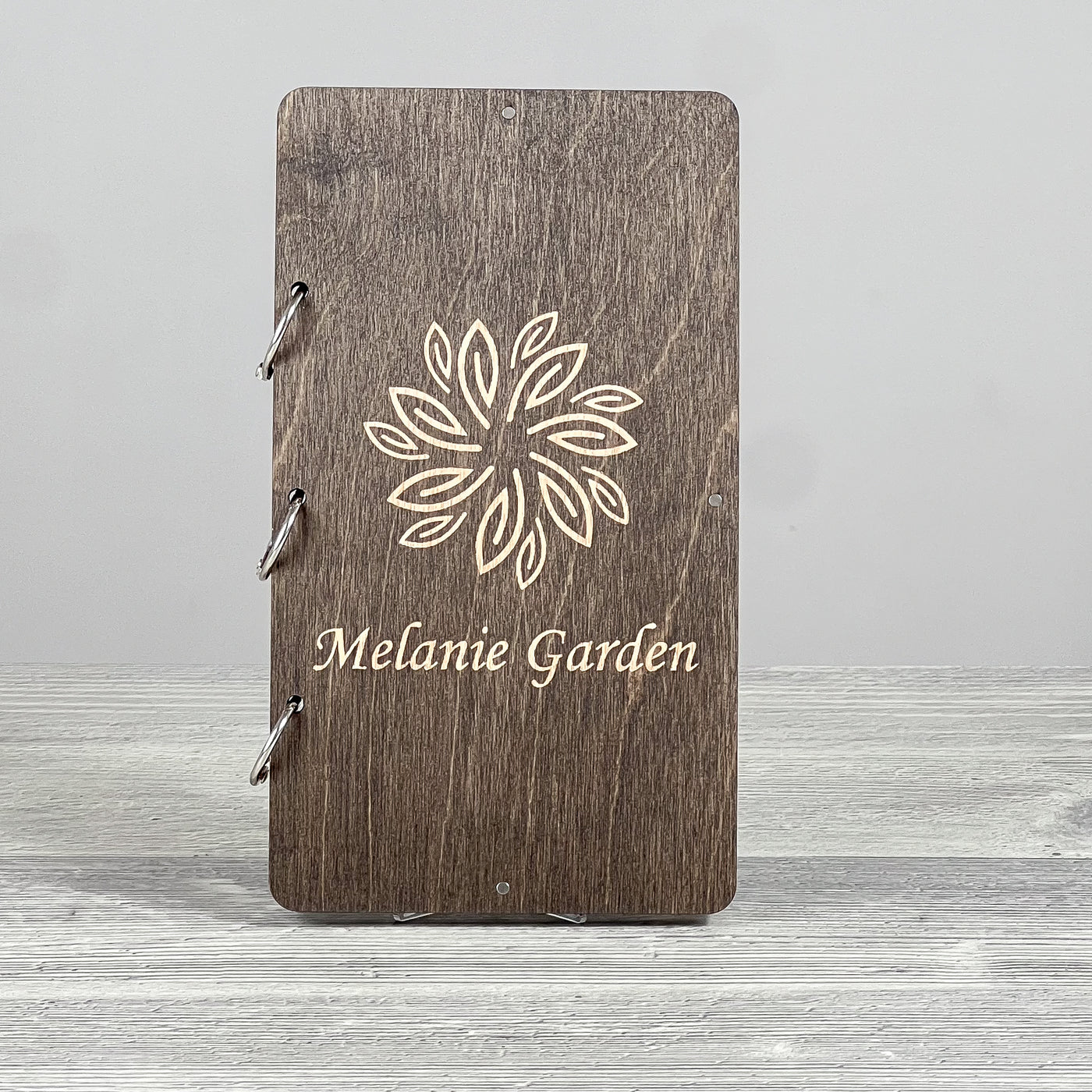 Magnetic wooden check presenter