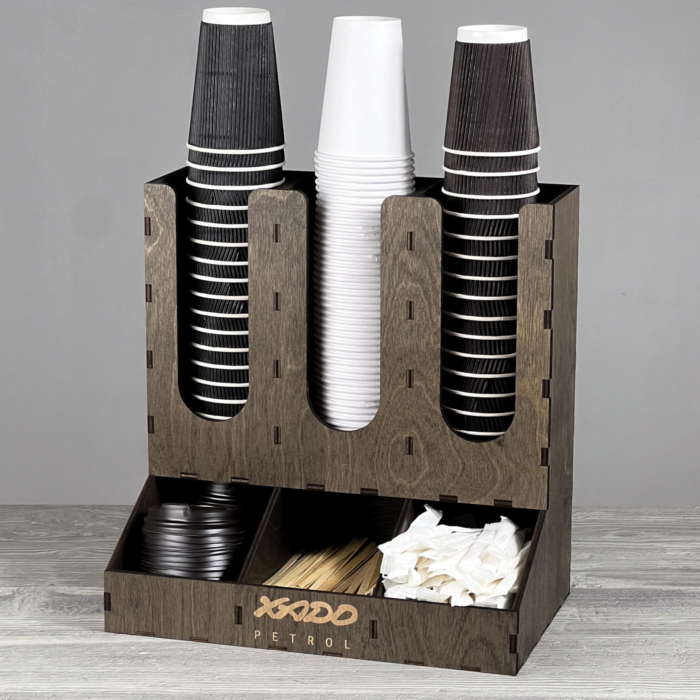 Compartment cup dispenser 330×200×340 mm