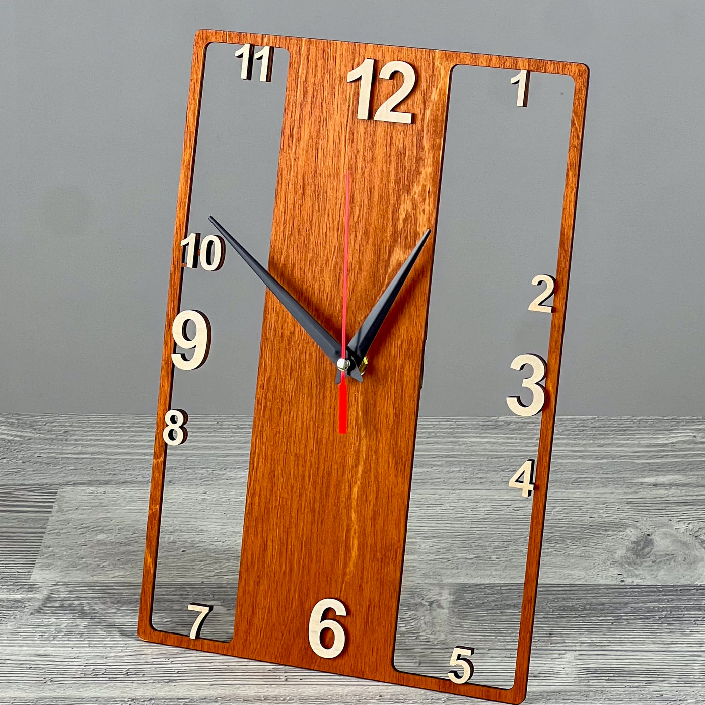 Rectangular wall clock