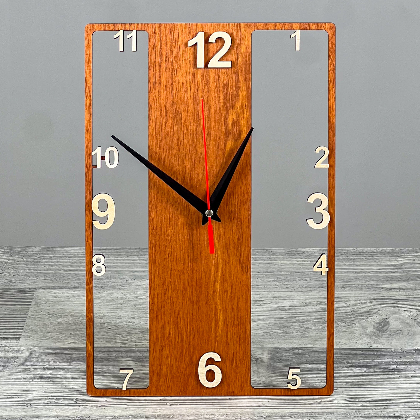 Rectangular wall clock
