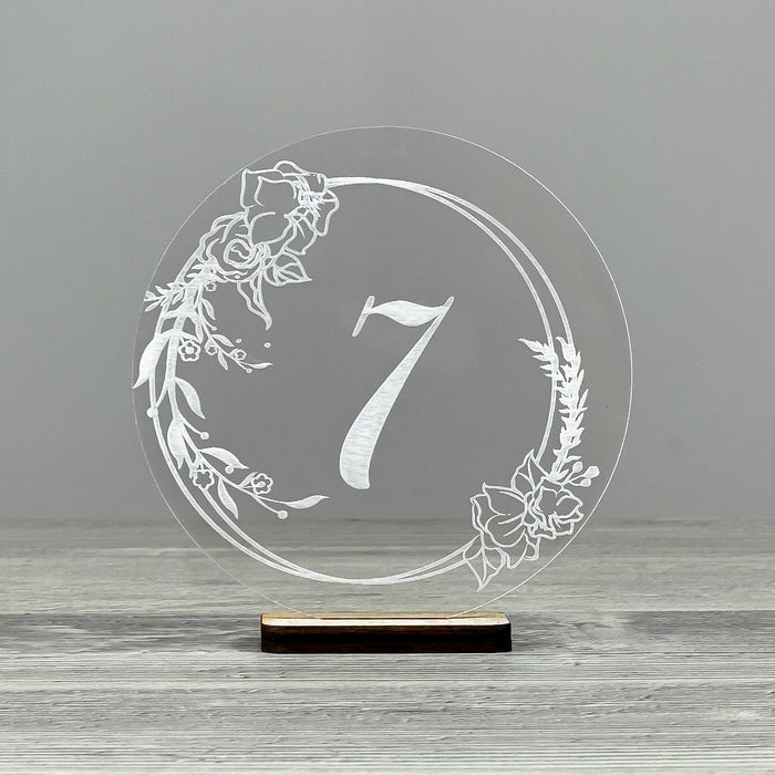 Table number stand 100×25×104 mm