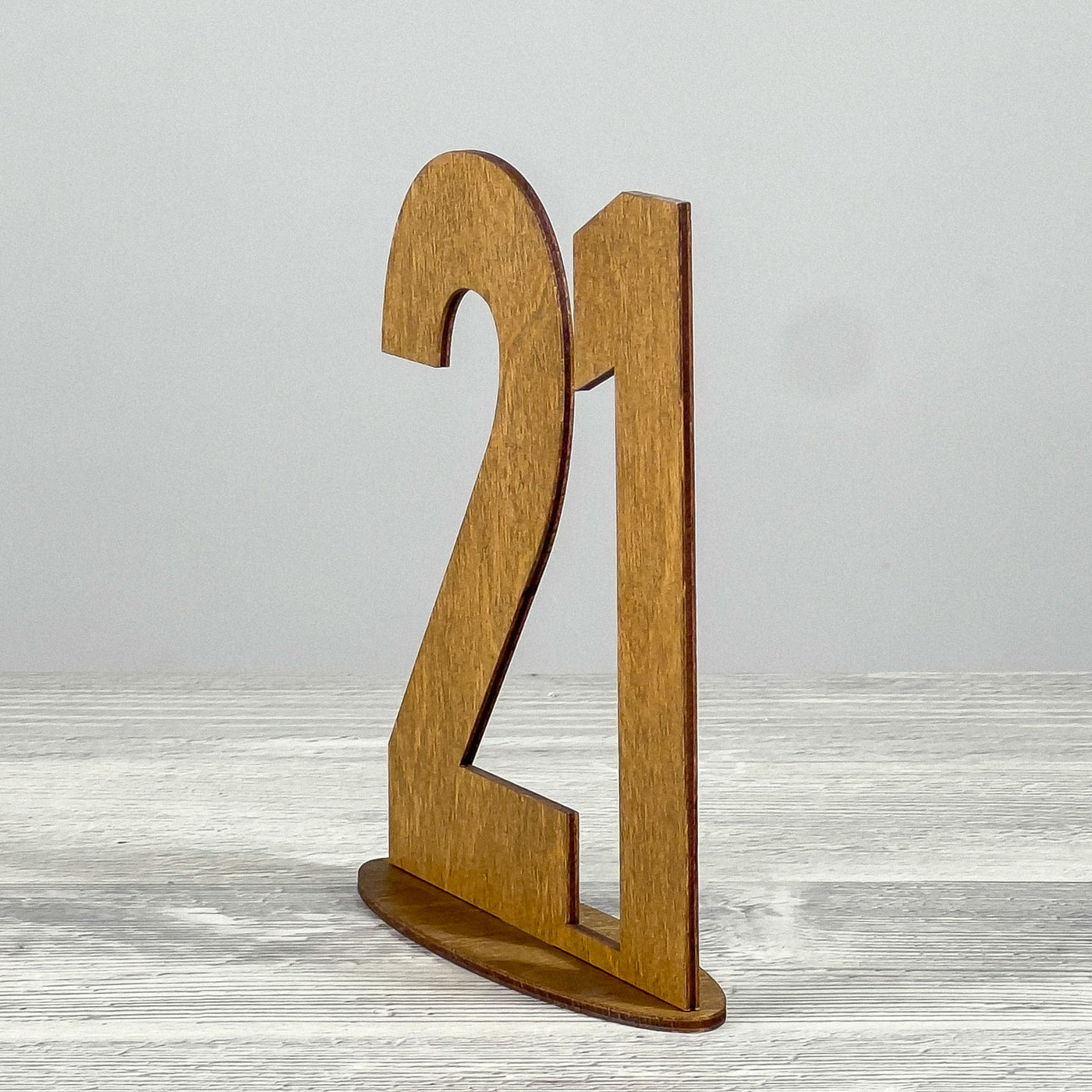 Table number stand 150×40×155 mm