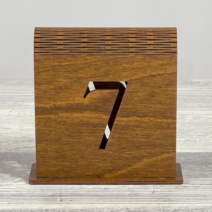 Table number stand 100×40×110 mm
