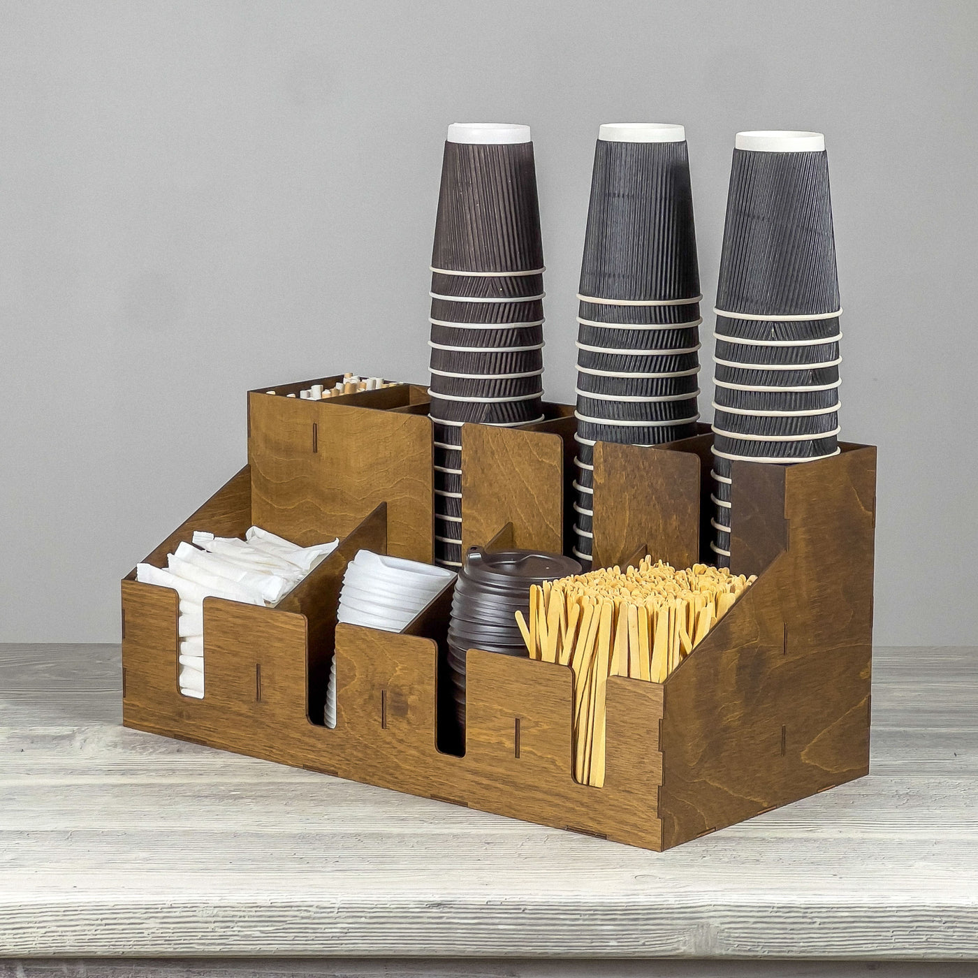 Coffee counter organizer 445×210×220 mm