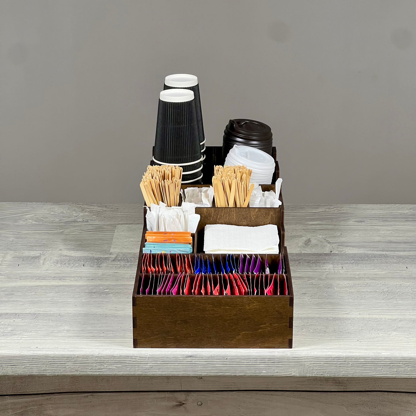 Coffee counter organizer 572×212×110 mm