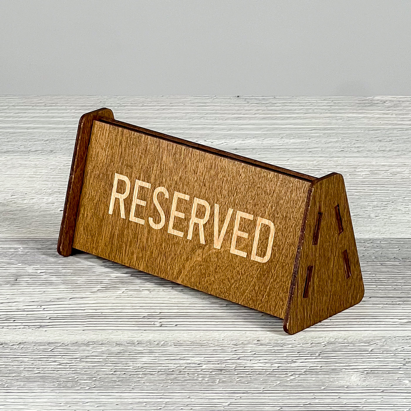 RESERVED table sign 150×56×70 mm