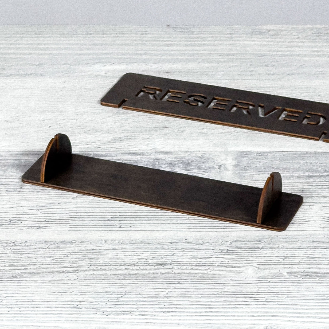RESERVED table sign 50×200×60 mm
