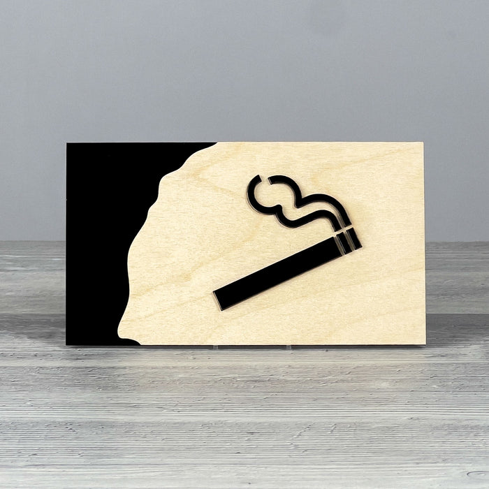 Smoking area sign