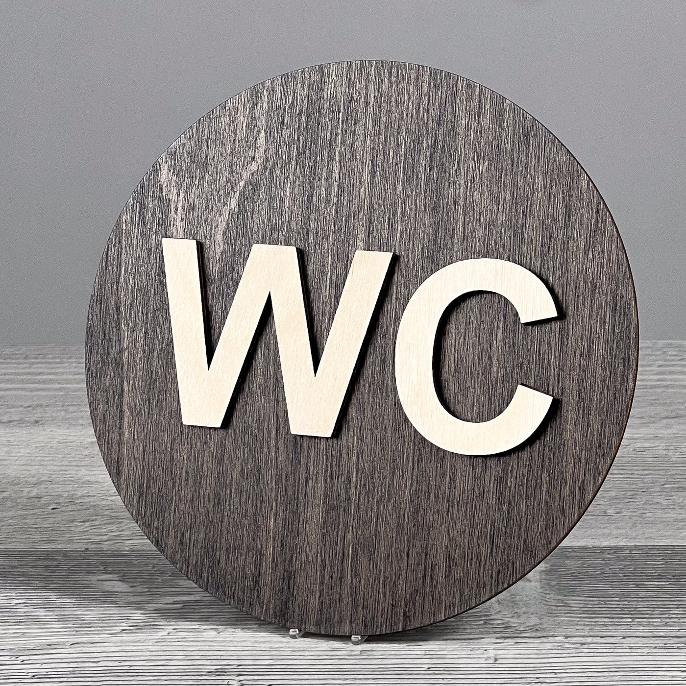 WC door sign 150×150 mm