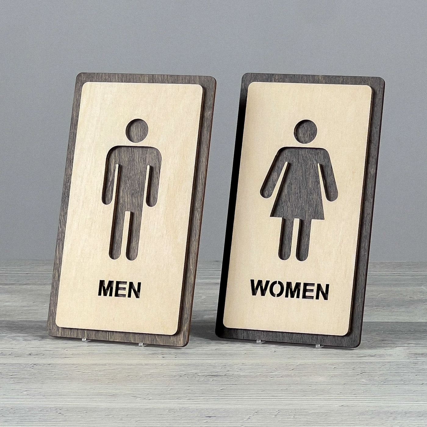 WC door sign 90×160 mm