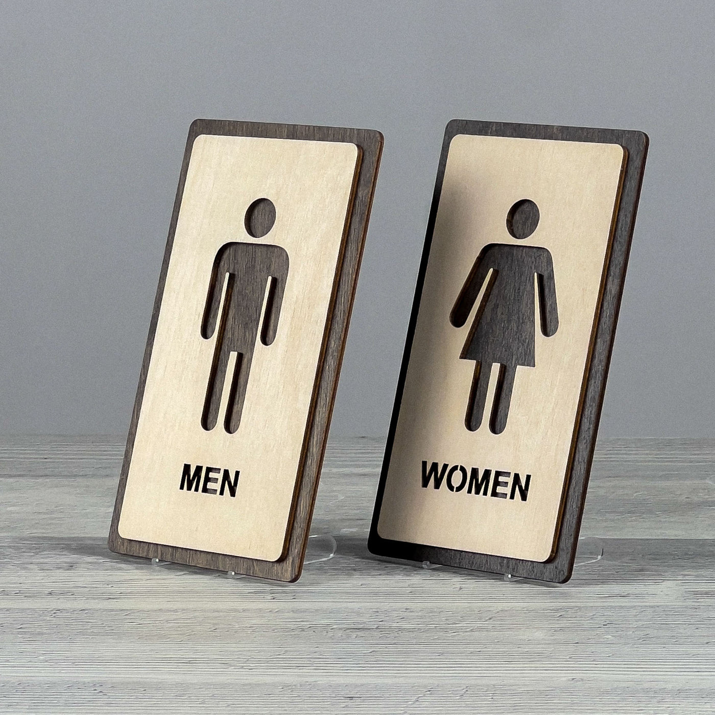WC door sign 90×160 mm