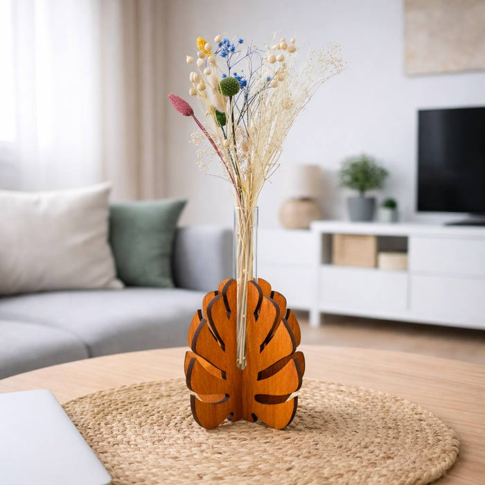 Monstera vase with tube