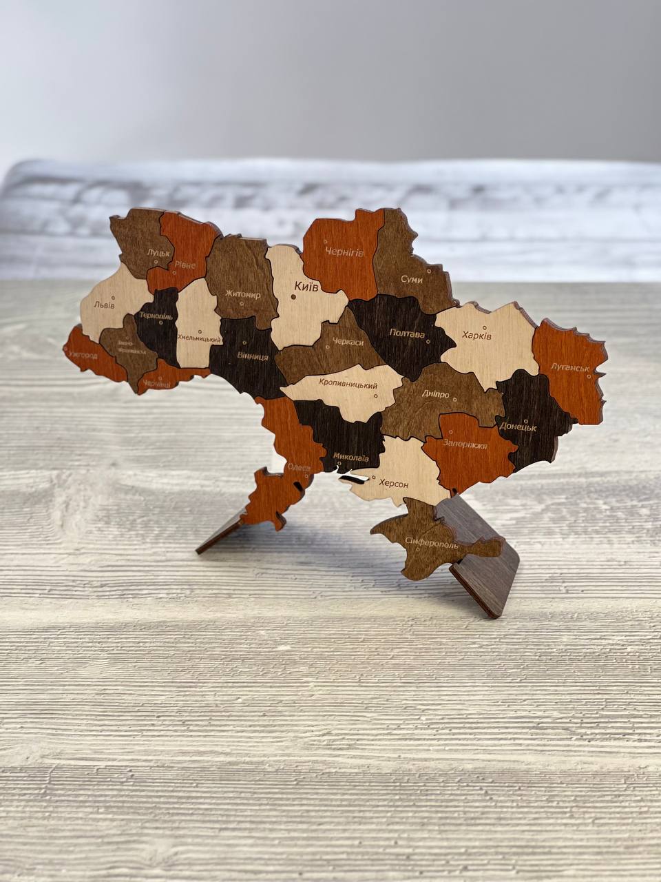 Map of Ukraine desk piece 400×260 mm