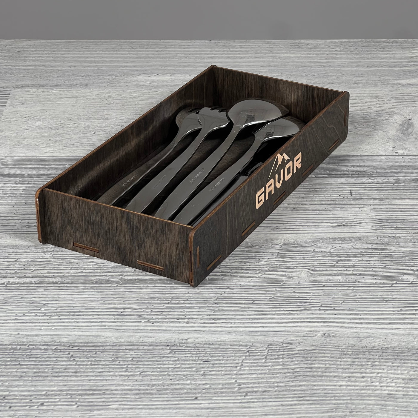 Cutlery caddy 245×115×40 mm, Wenge