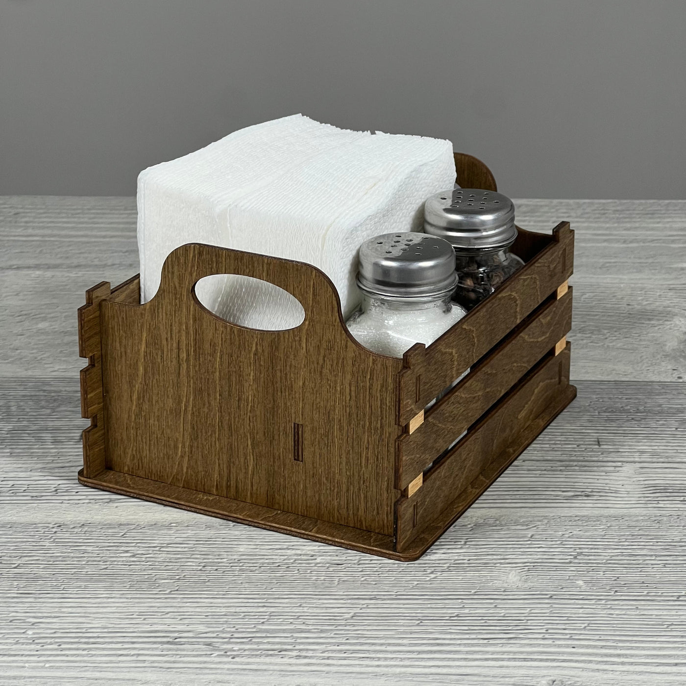 Napkin & spice caddy 163×139×98 mm