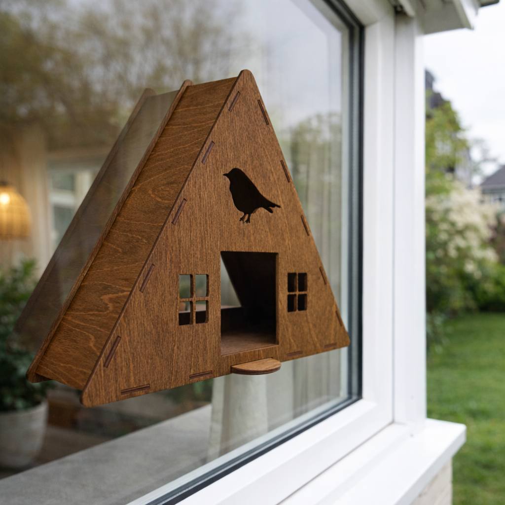 Window bird feeder