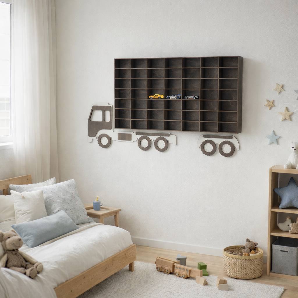 Hot Wheels wall garage