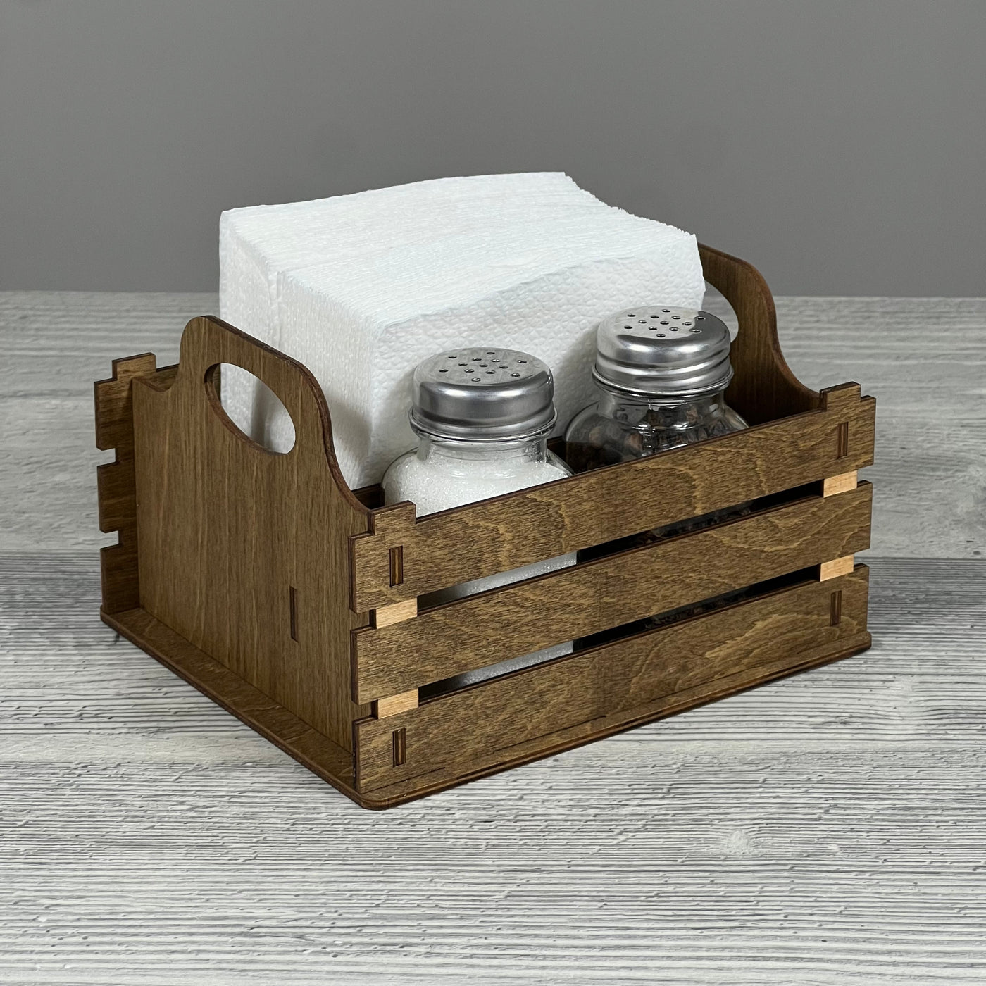 Napkin & spice caddy 163×139×98 mm