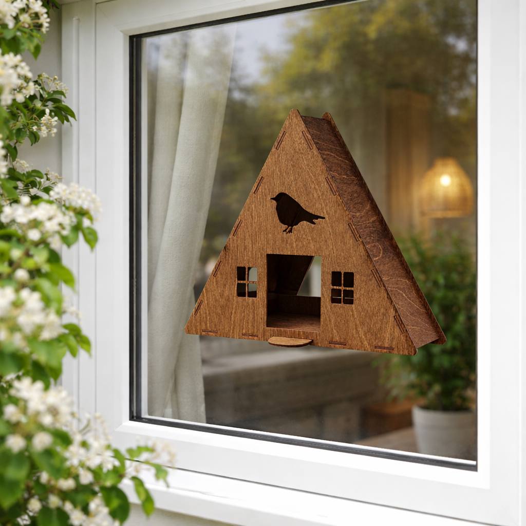 Window bird feeder