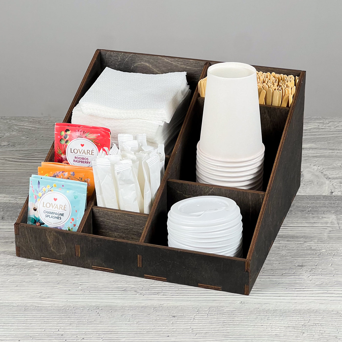 Bar counter organizer 260×260×150 mm