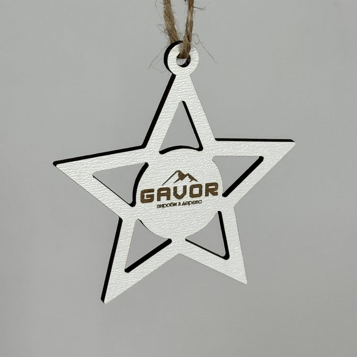 Christmas ornament with logo, Star