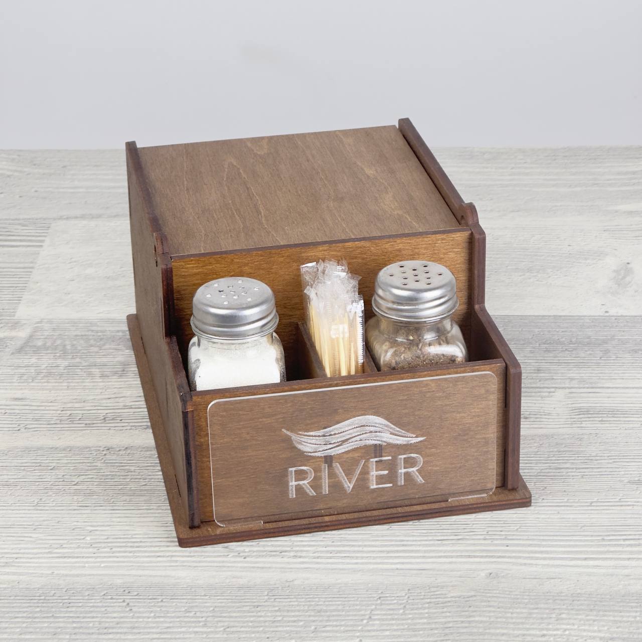 Napkin, spice & toothpick caddy 215×152×100 mm (2)