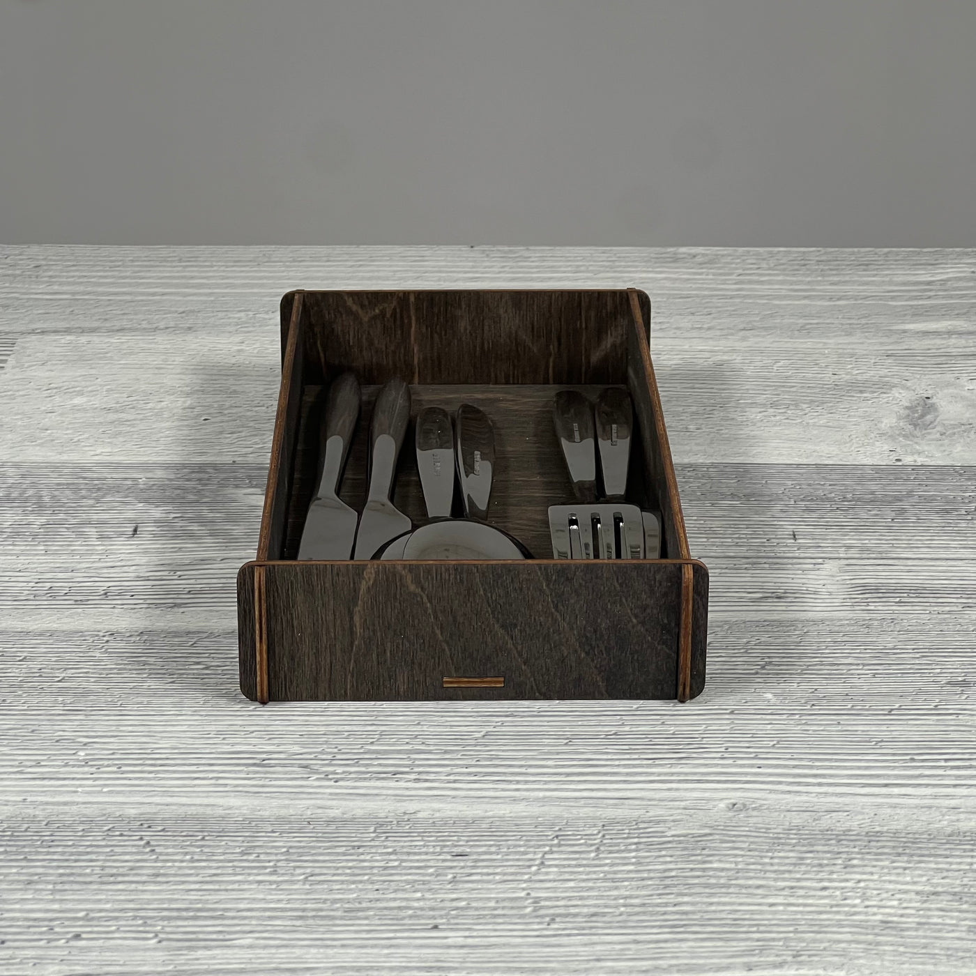 Cutlery caddy 245×115×40 mm, Wenge (2)