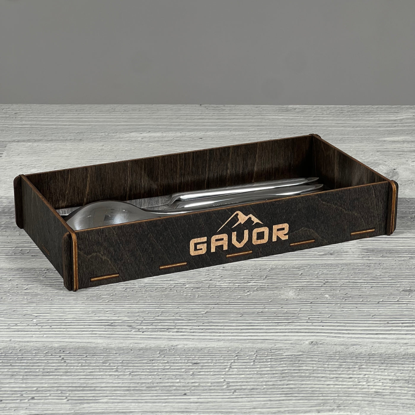Cutlery caddy 245×115×40 mm, Wenge (2)