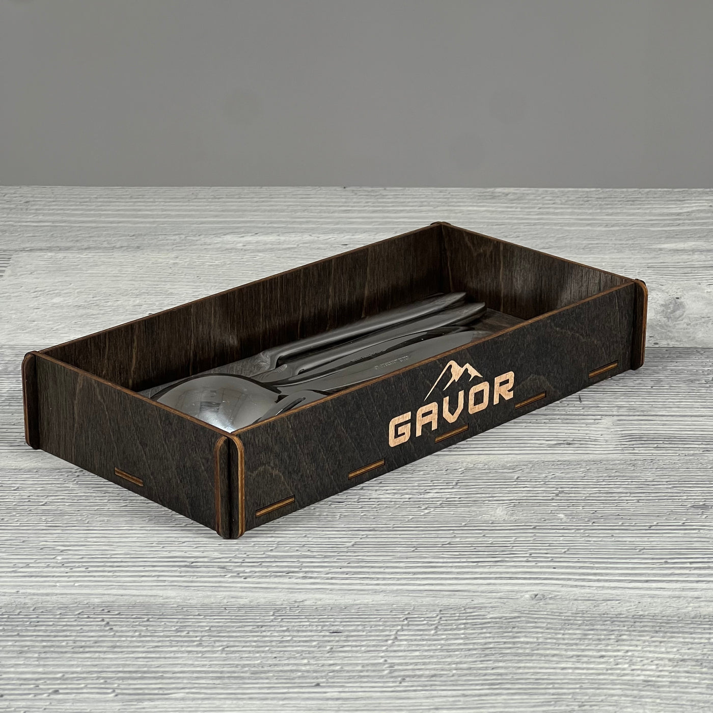Cutlery caddy 245×115×40 mm, Wenge (2)