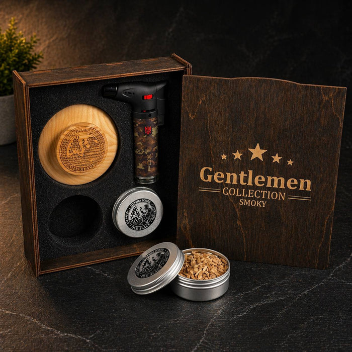 Whisky and cocktail smoker gift set (variant)