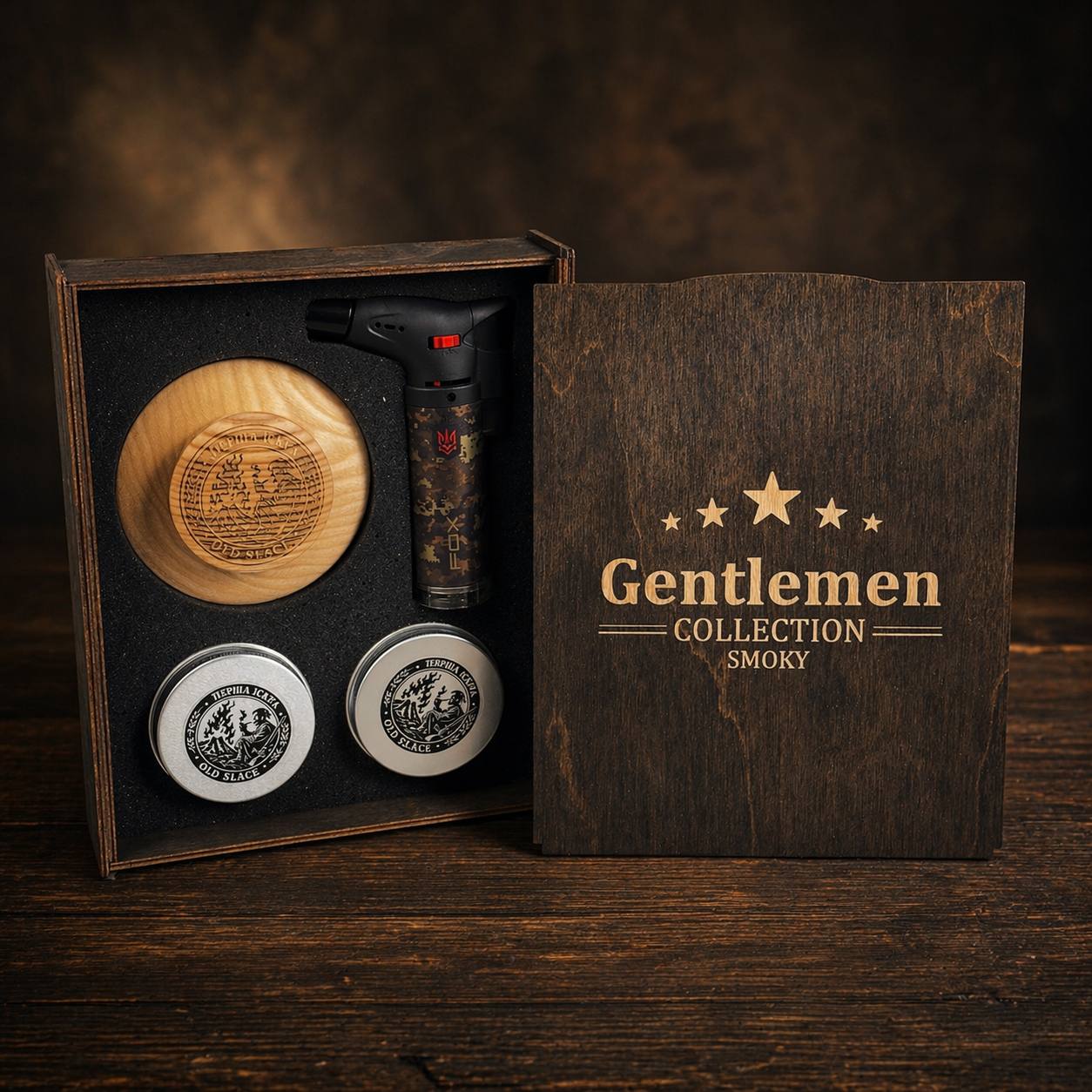 Whisky and cocktail smoker gift set (variant)