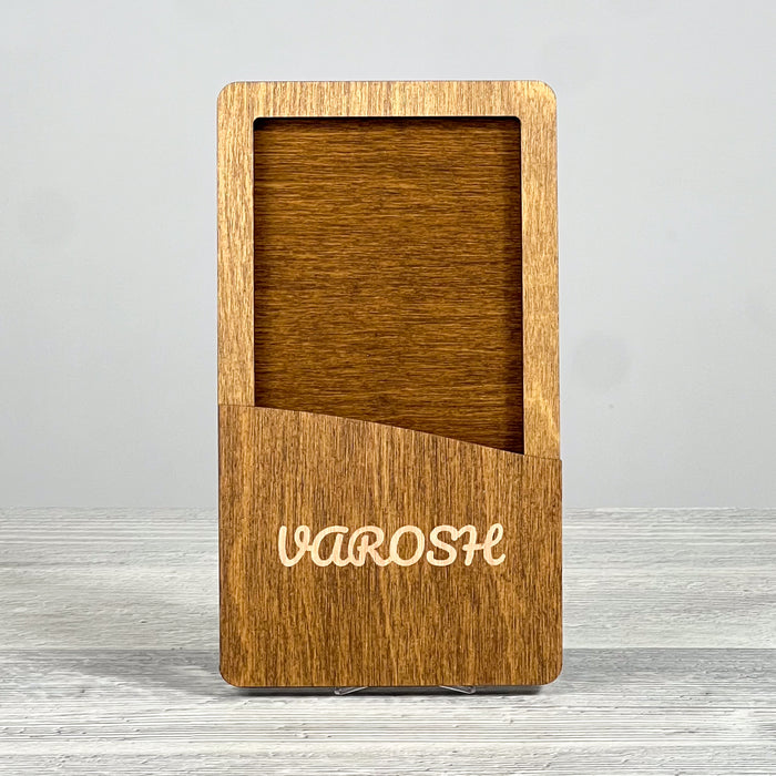 Wooden check presenter 195×110×11 mm