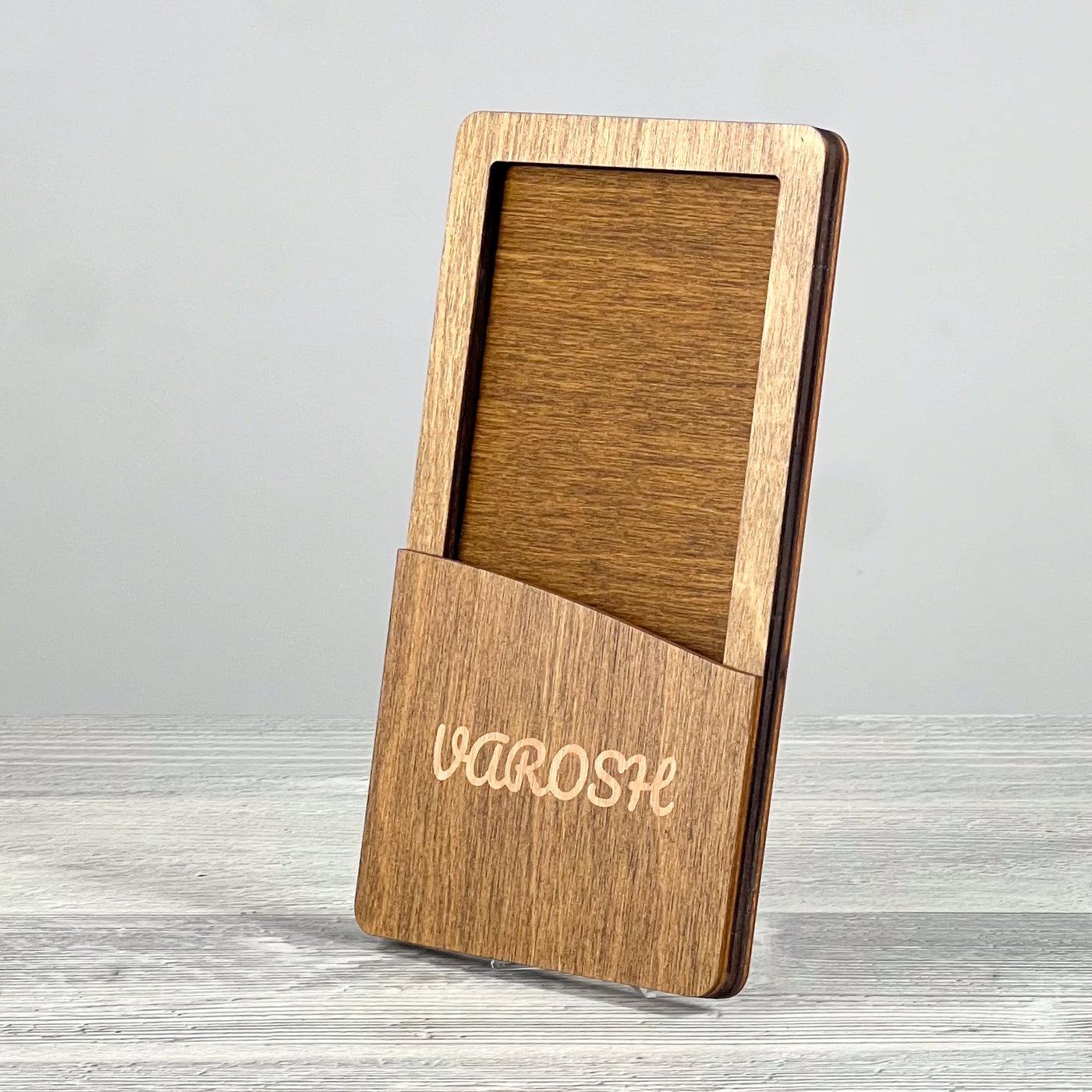 Wooden check presenter 195×110×11 mm