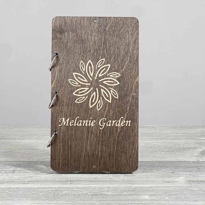 Magnetic wooden check presenter