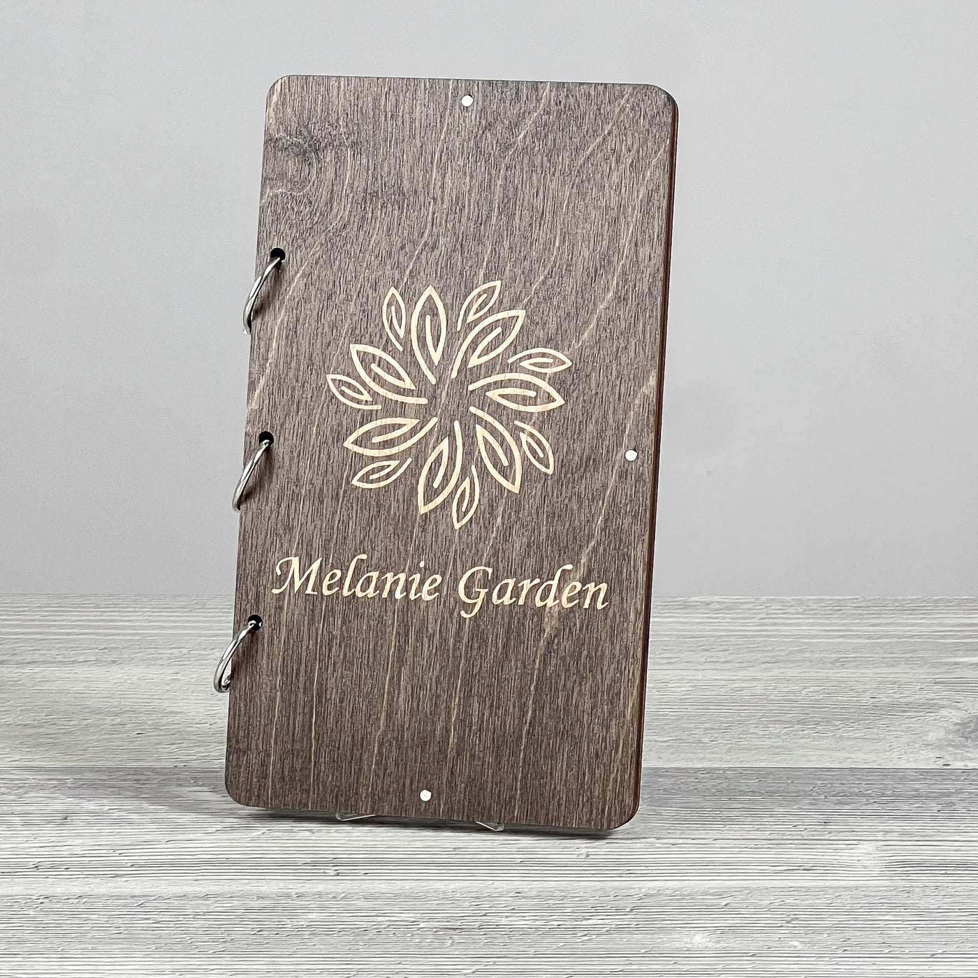 Magnetic wooden check presenter