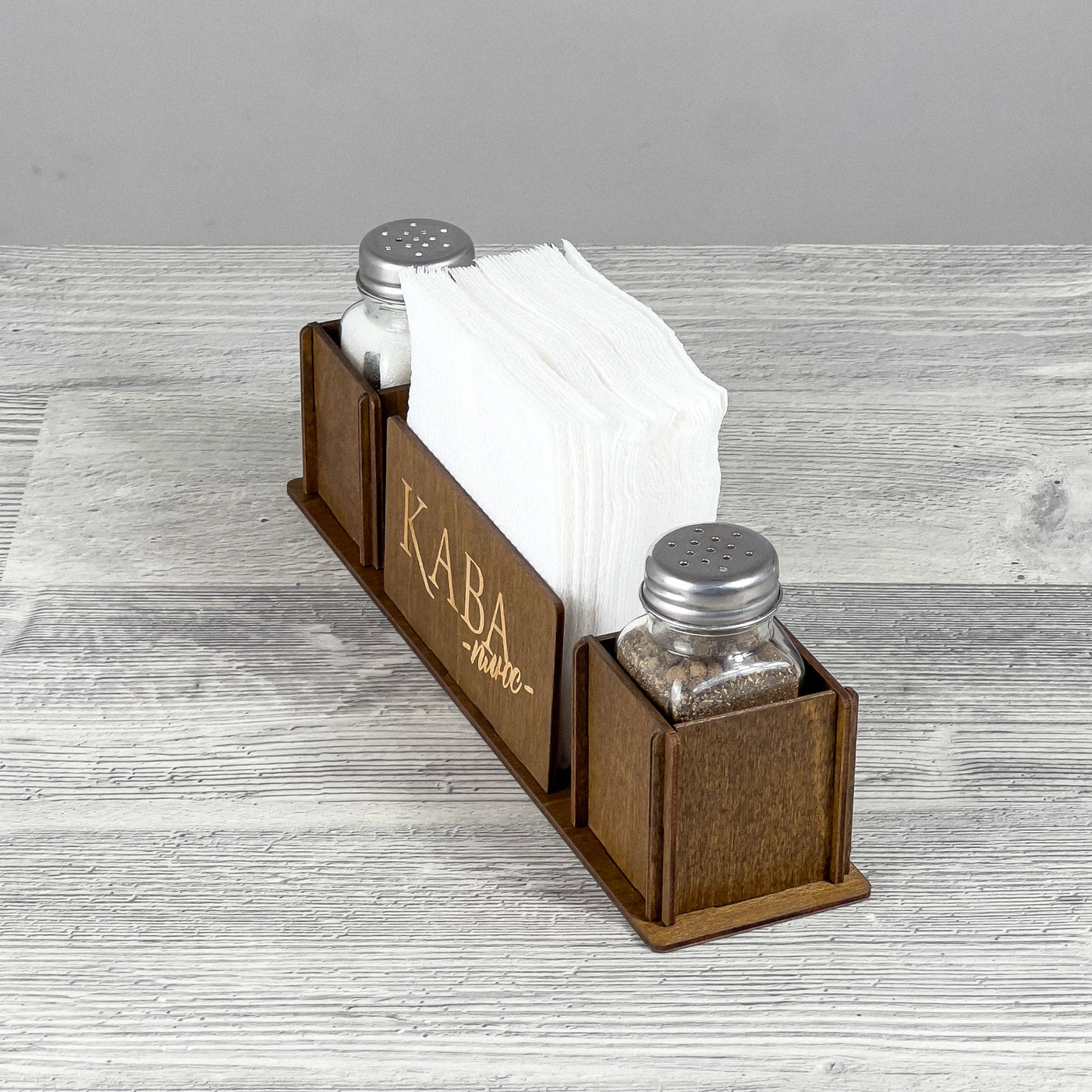 Wooden napkin holder 272×64×62 mm