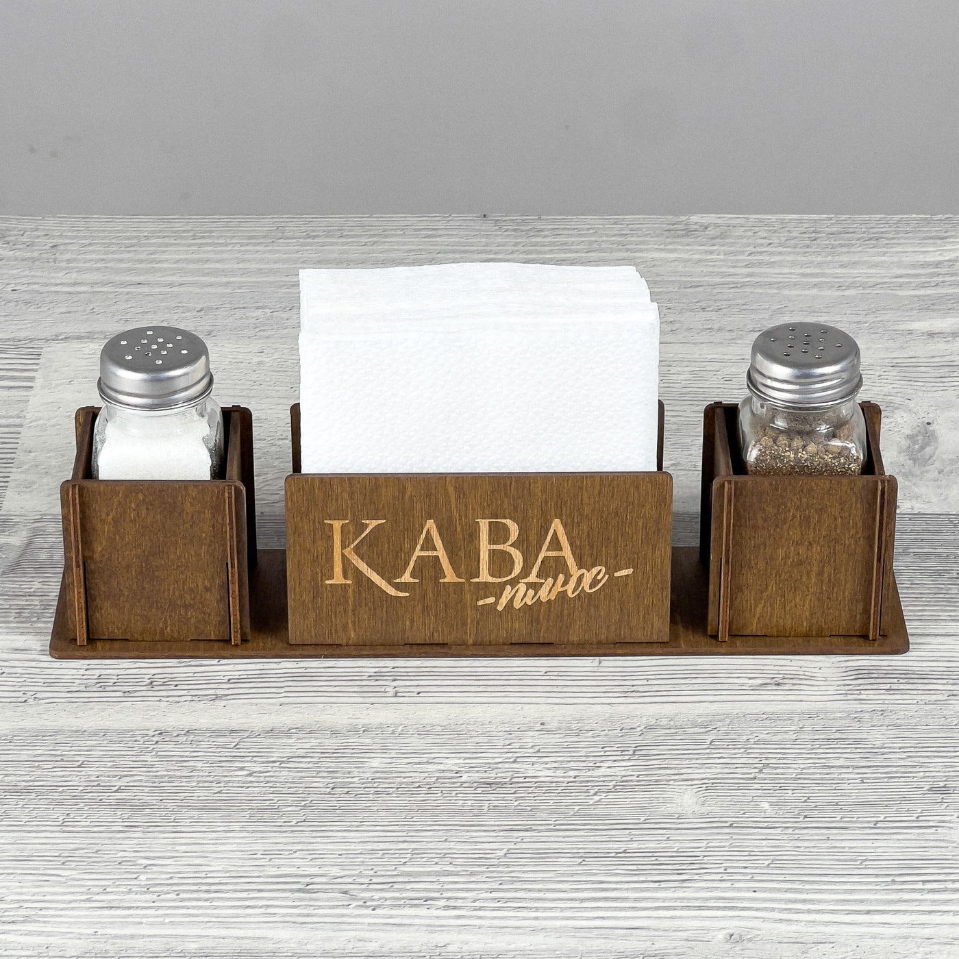 Wooden napkin holder 272×64×62 mm