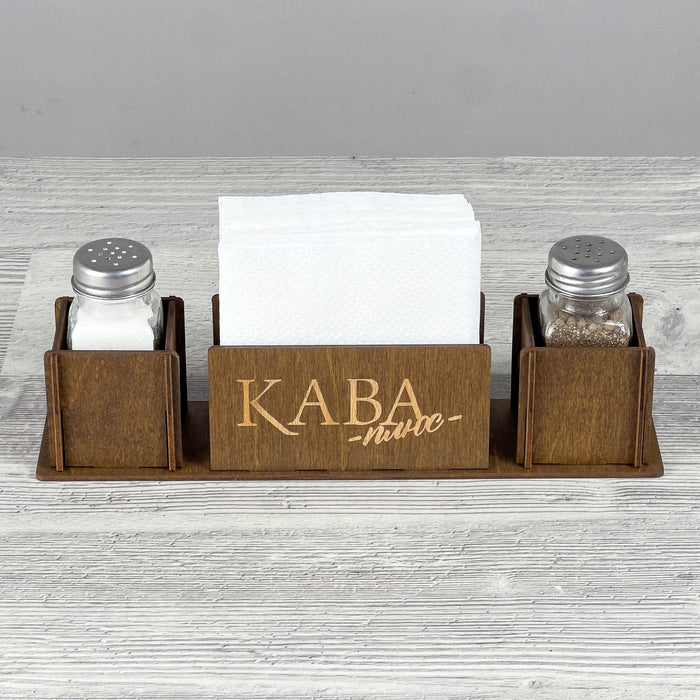 Wooden napkin holder 272×64×62 mm